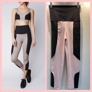LIVE THE PROCESS HIGH RISE COLOR BLOCK LEGGINGS MEDIUM